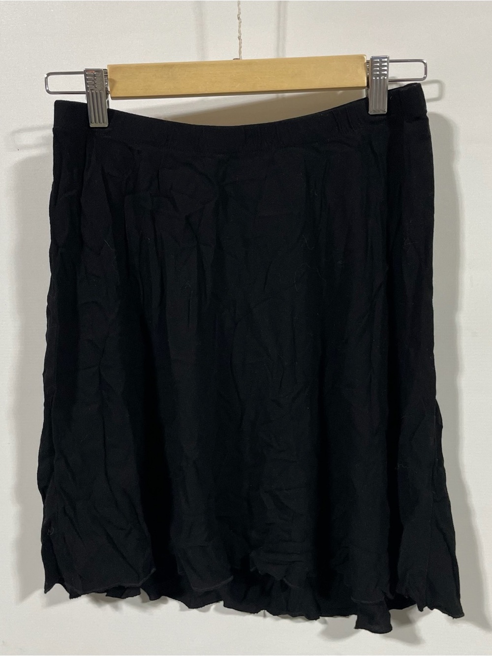 Michael Stars Black Flowy A-Line Skirt